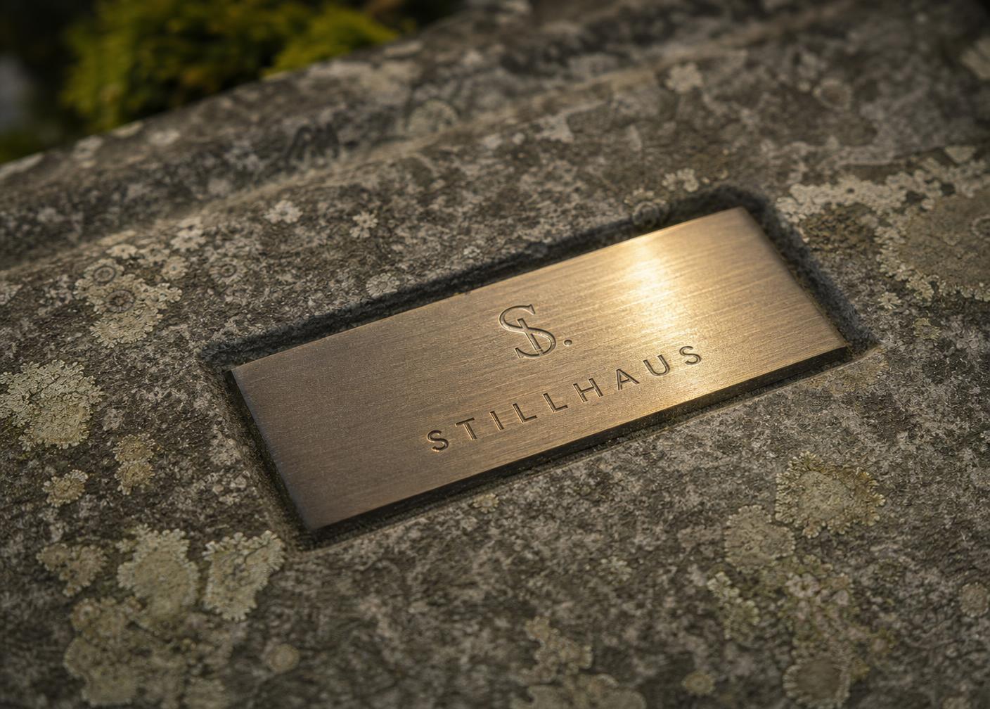Engraved brass plate