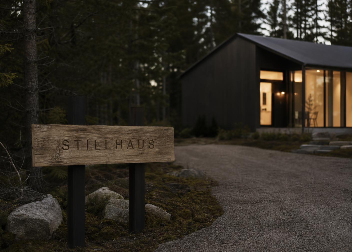 Routed oak sign
